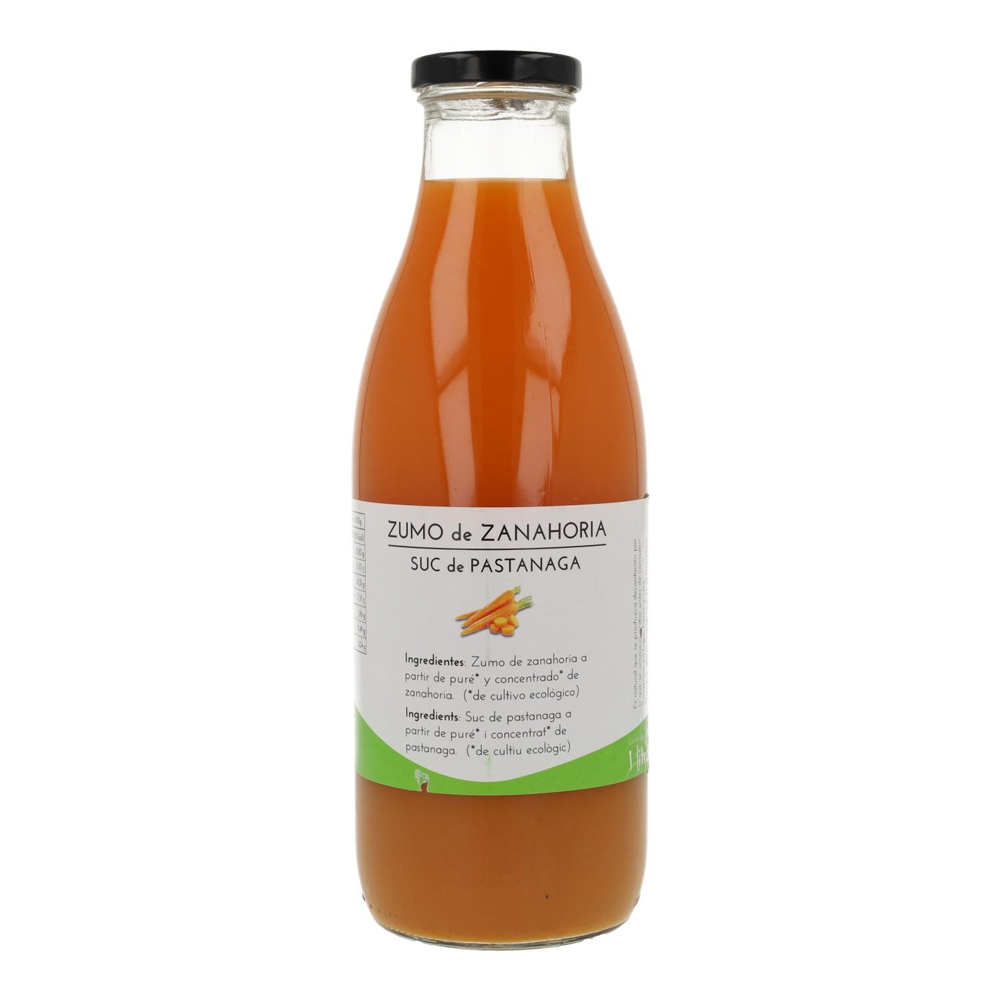 Sumo de Cenoura Orgânico Vegetalia, 1 Litro