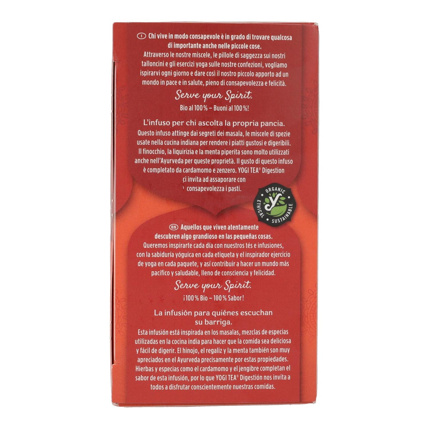 Yogi Tea BIO Digestão, 17 saquetas de chá