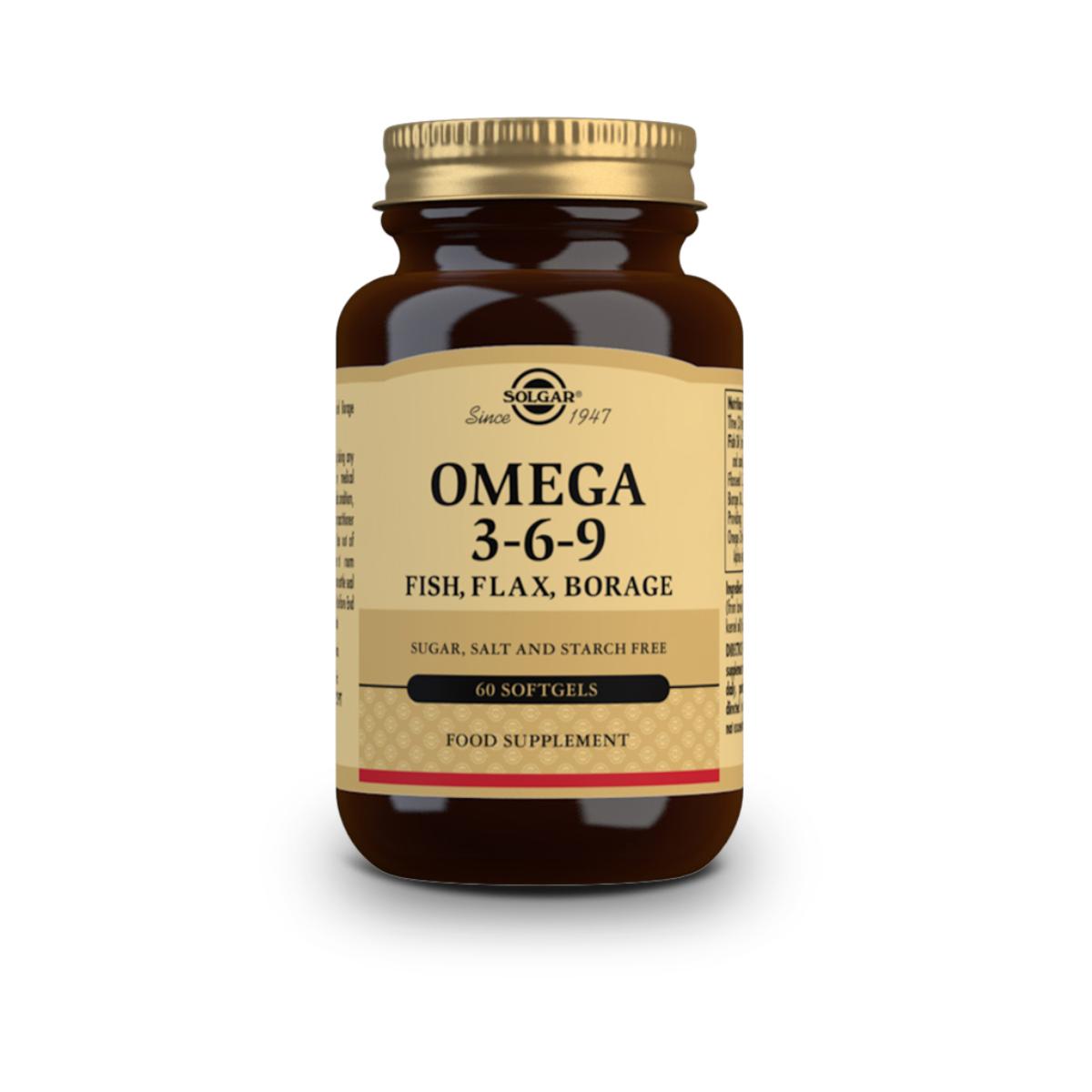 Ómega 3 6 9 Solgar 60 Cápsulas