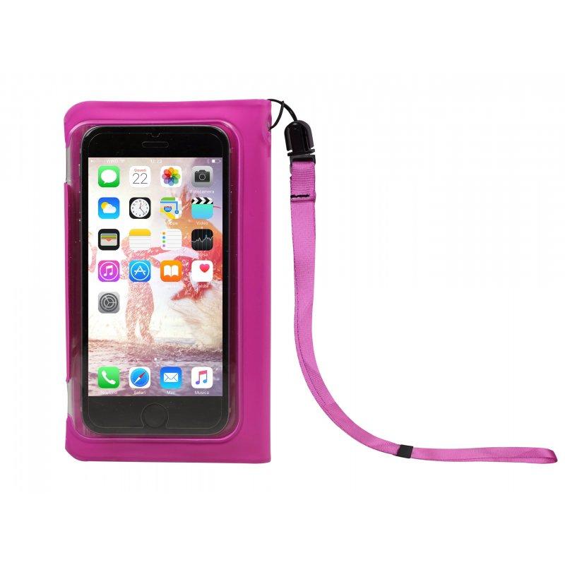 Capa impermeável estilo livro para smartphones até 5" SBS Pink
