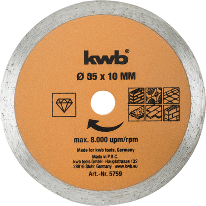Kit de lâmina de serra circular mini Kwb
