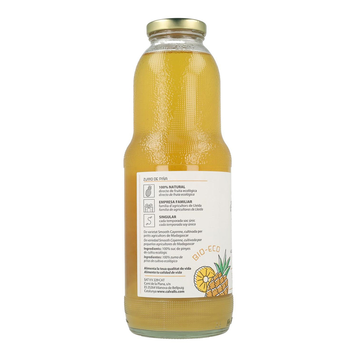 Sumo de Ananás Orgânico Cal Valls 200 ml