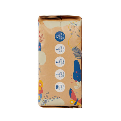 ECOBOOM - Fralda de Bambu Eco Boom. 70% biodegradável, hipoalergénica (tamanho 5/XL, 12-17 kg, embalagem de 8 fraldas, total de 224 fraldas)