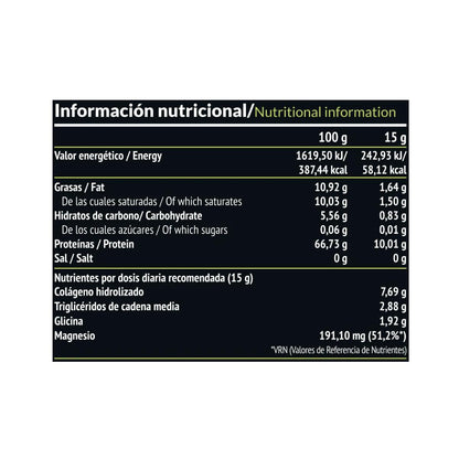 Elixir: Colagénio + Óleo MCT, 450 g Paleobull Elixir Neutro 450 g