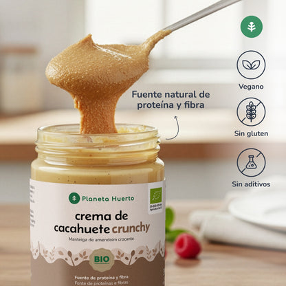 Manteiga de Amendoim Crocante ECO Planeta Huerto 350g