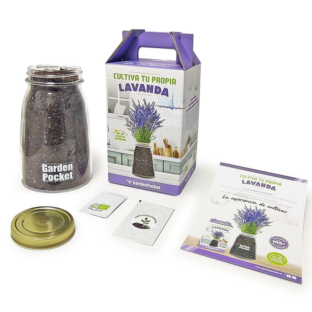 Kit de cultivo interior de lavanda
