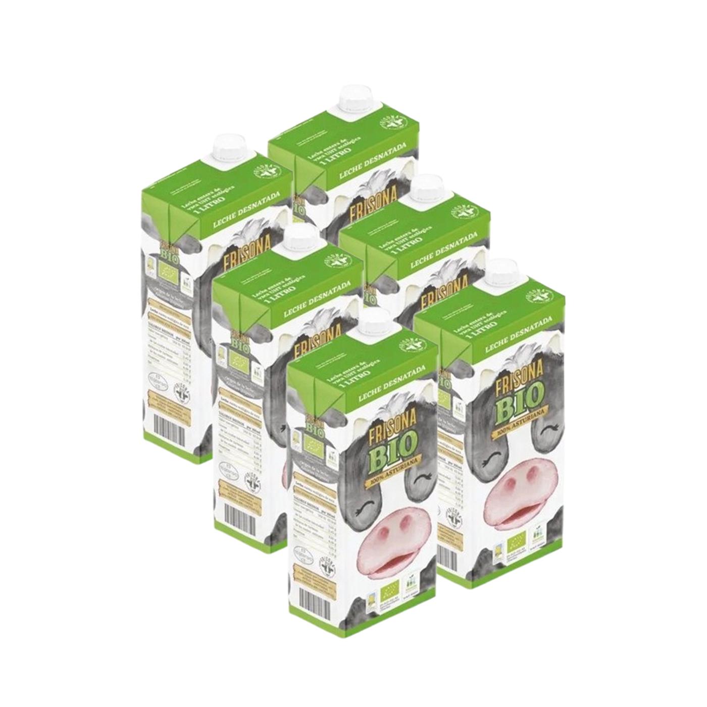 Frisona Bio Leite Magro Embalagem com 6 unidades de 1L