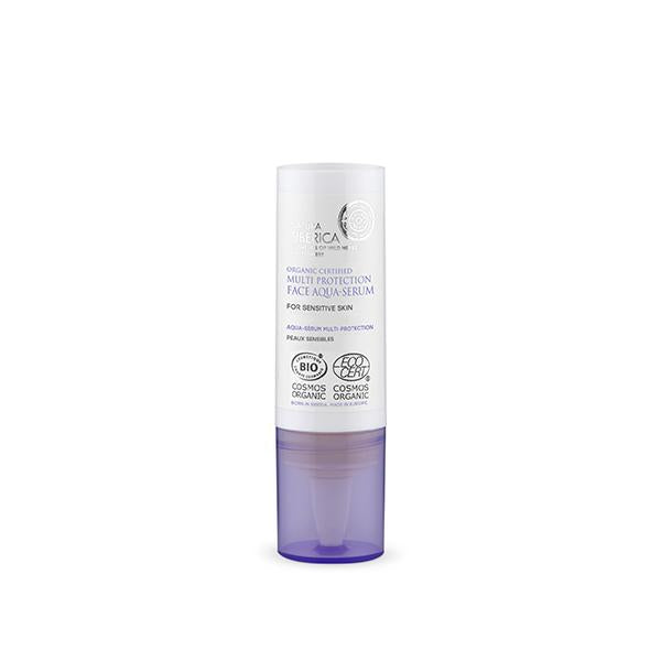 Aqua-Serum Facial Multiproteção para Pele Sensível Orgânico Certificado Natura Siberica 15 ml