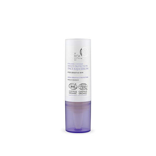 Aqua-Serum Facial Multiproteção para Pele Sensível Orgânico Certificado Natura Siberica 15 ml