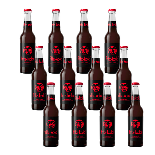 Pack 12x Fritz Kola SuperZero FRITZ KOLA 330 ml