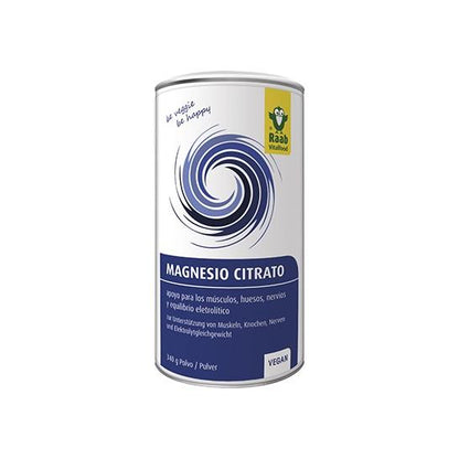 Pó de Citrato de Magnésio Raab 340 g