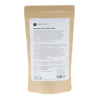 Amêndoas naturais com pele ECO Planeta Huerto 250 g