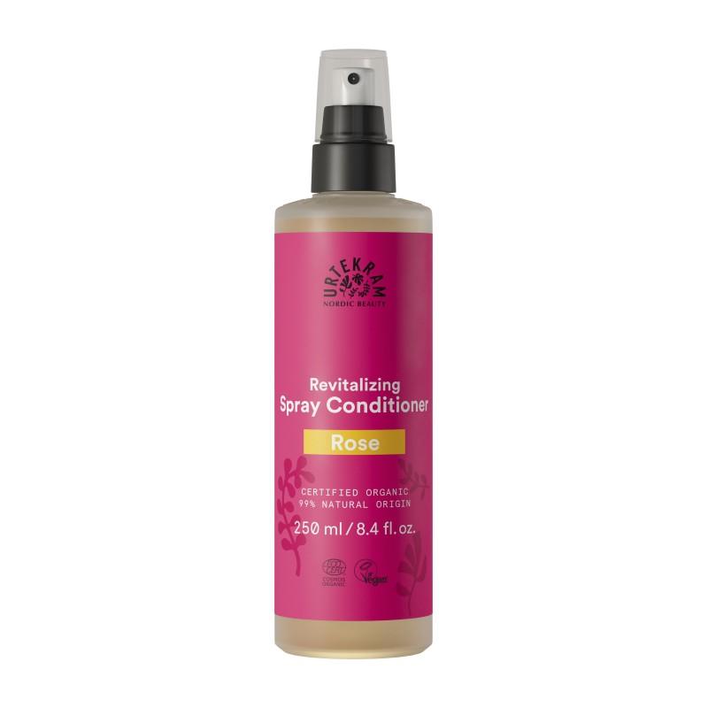 Condicionador Urtekram em spray rosa, 250 ml