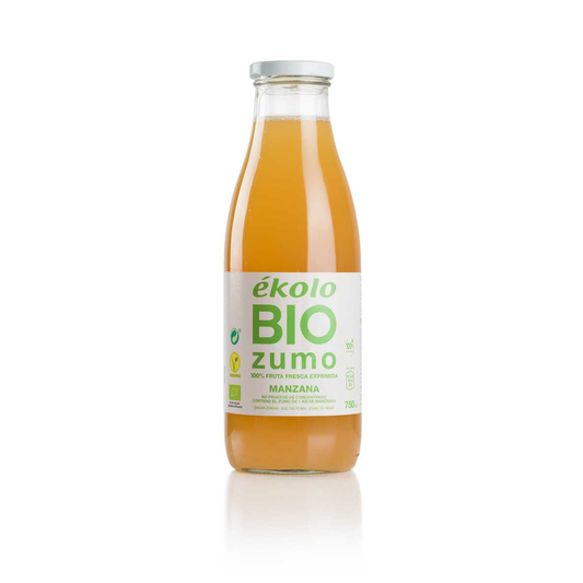 Sumo de Maçã Biológico 100% Espremido Ékolo 750 ml
