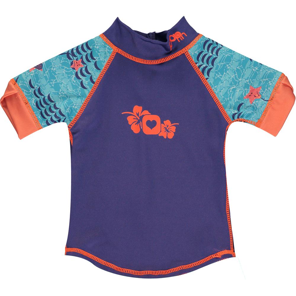 T-shirt de proteção solar Manta Ray Close Parent XXXL para bebé