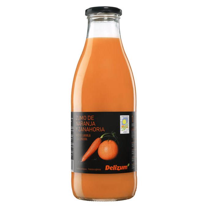 Sumo Biológico Delizum de Cenoura e Laranja 1 Litro 