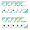 Embalagem de 10 tiras de lavagem Natulim Eco sem fragrância, 40 lavagens