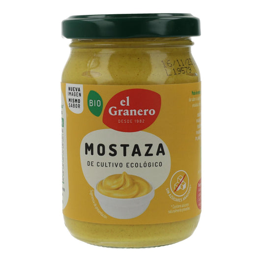 Mostarda Biológica El Granero, 200 gr 