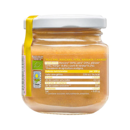 Pote Multifrutas Smileat Biológico com Manga +6 Meses 130 g