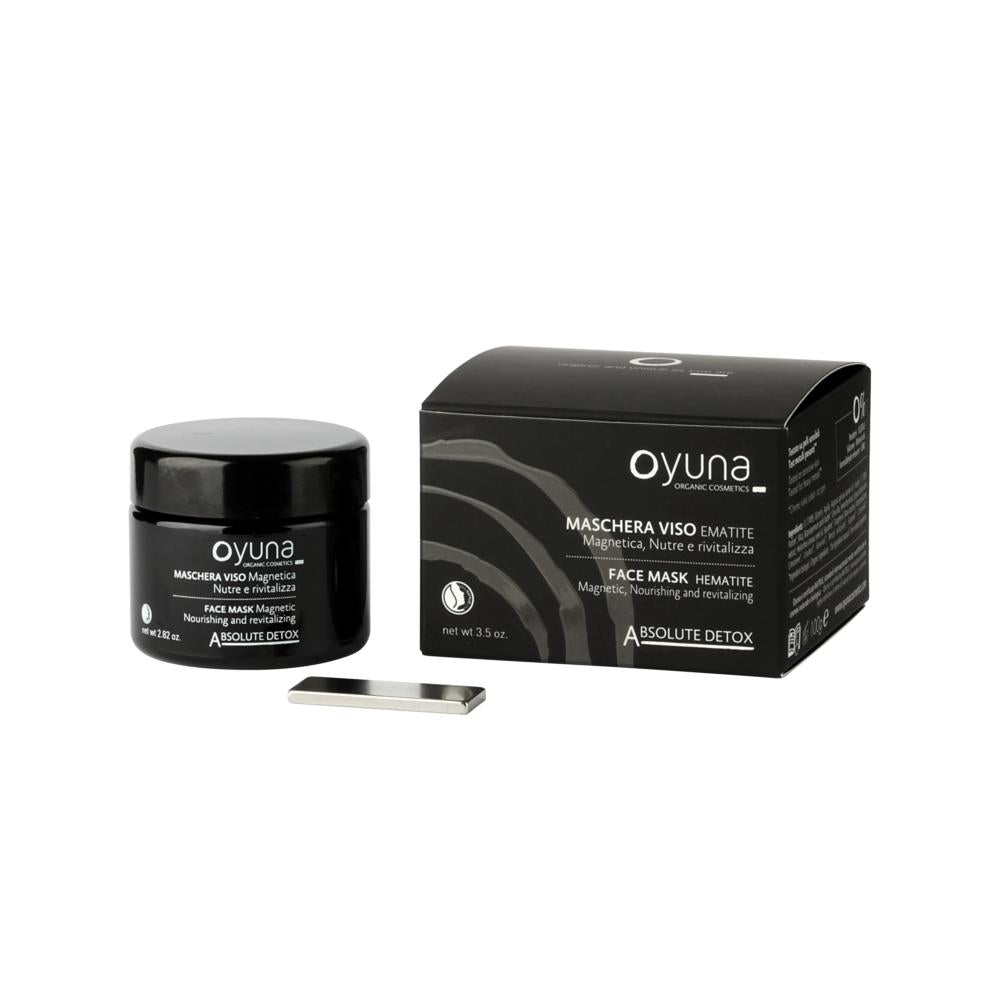 Máscara Facial Magnética Oyuna com Hematita 80gr