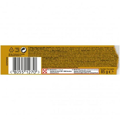 Embalagem de 24 x GOURMET GOLD Comp Salmon Tub Alimento húmido 85 g