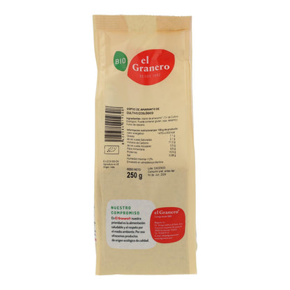 Flocos de Amaranto Biológico El Granero 250 g 