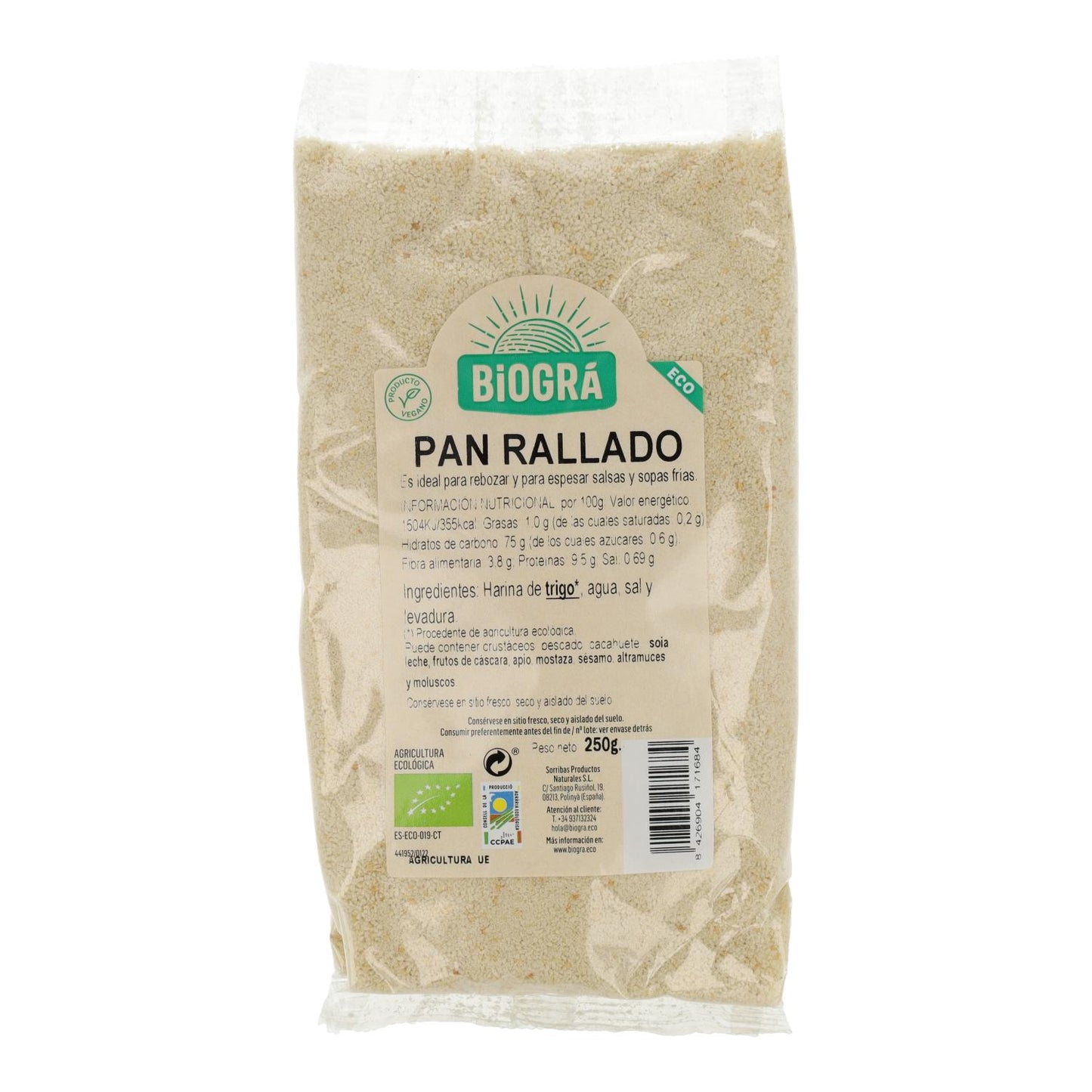 Farinha de rosca (para panar) Biográ 250g