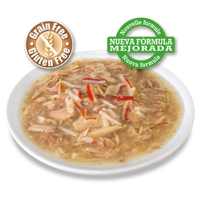 Ração Húmida para Gatos Arquivet Atum Branco e Caranguejo com Molho 80g