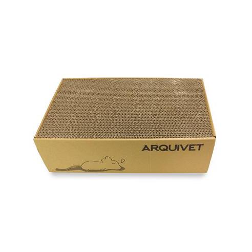 Arranhador de cartão para gatos NATURAL Arquivet 43,5x29,5x14cm