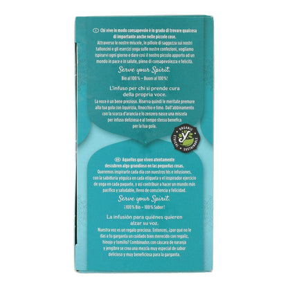 Yogi Tea BIO Clear Voice, 17 saquetas de chá