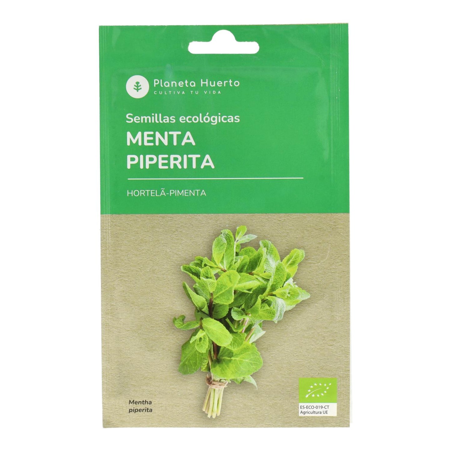 Sementes de hortelã-pimenta biológica da Planeta Huerto