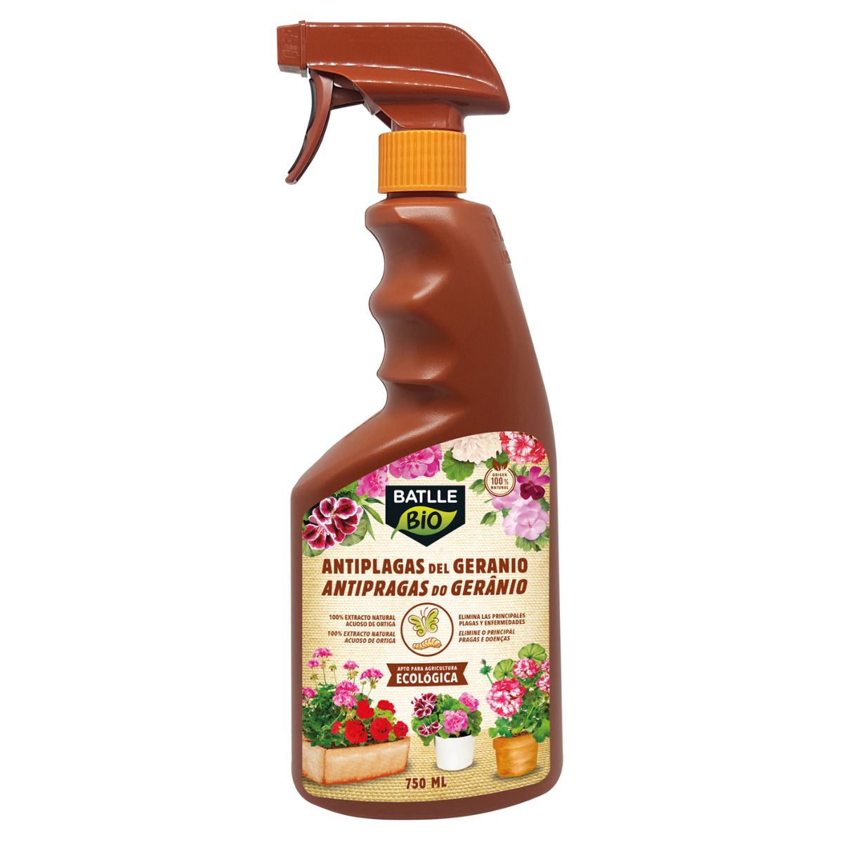 Produto de controlo de pragas pronto a usar Batlle Bio Geranium ECO 750 ml