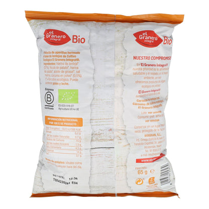 Crostas de Lentilhas Biológicas El Granero com Cúrcuma, 65 g