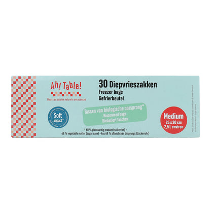 Sacos para congelador/conserva 25 x 30 mm, Ecodis, 30 unid.