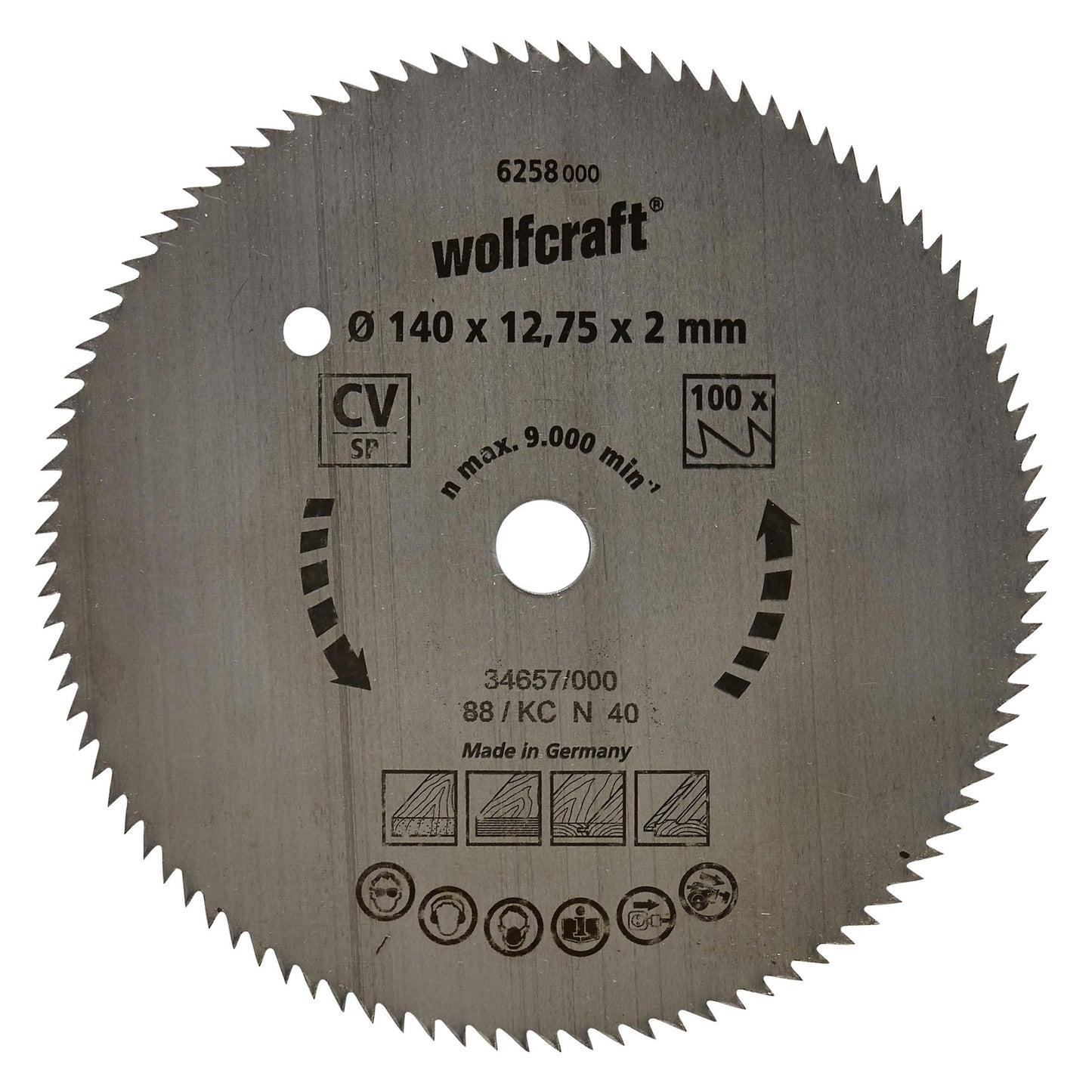 Lâminas de serra circular de corte fino Wolfcraft