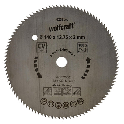 Lâminas de serra circular de corte fino Wolfcraft