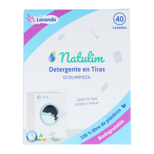 Tiras de lavagem Eco Lavender, Natulim, 40 lavagens
