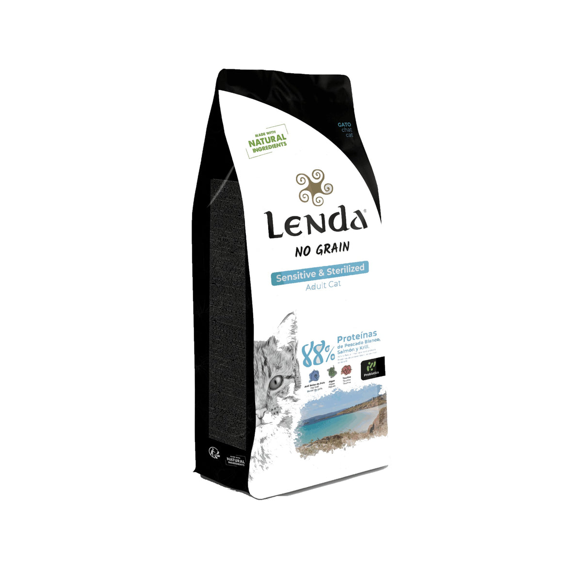 Pienso para Gatos Esterilizados Sensitive Grain Free Lenda 2 kg