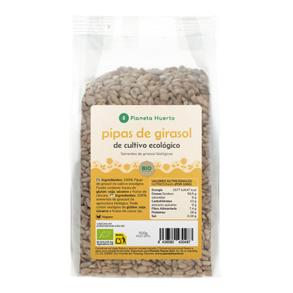 Sementes de Girassol Descascadas ECO Planeta Huerto 500 g