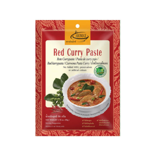 Pasta de Caril Vermelho Aromax 50 g