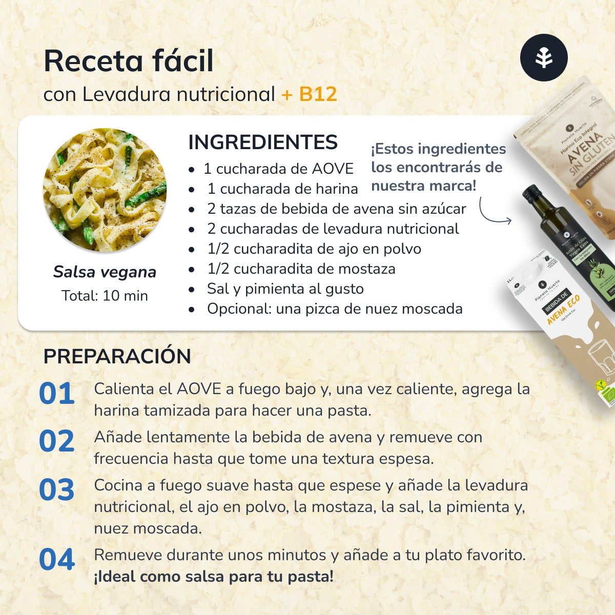 Levedura Nutricional + B12 Planeta Huerto 250 g