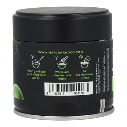 Chá Matcha Cerimonial Premium 100% biológico Matcha &amp; CO 80 g