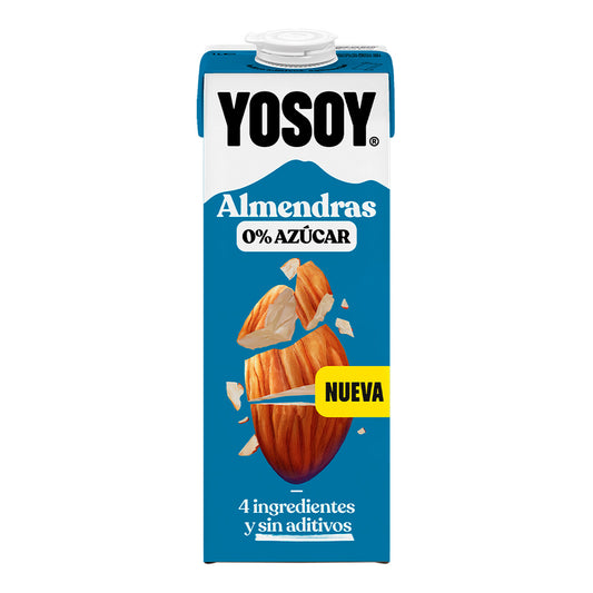 Bebida de amêndoa 0% açúcar Yosoy 1L