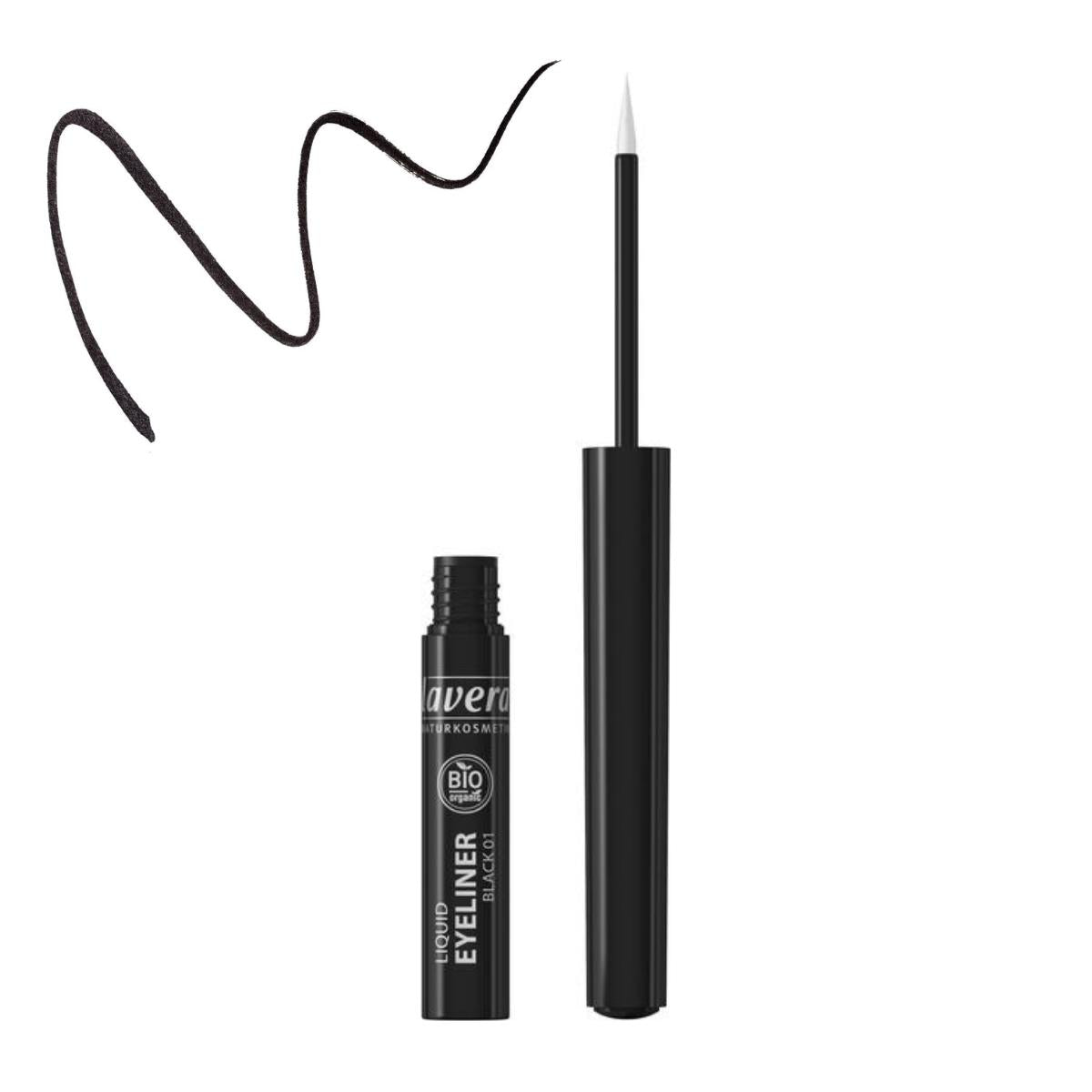 Eyeliner Líquido - 01 Preto, Lavera 2,8 ml