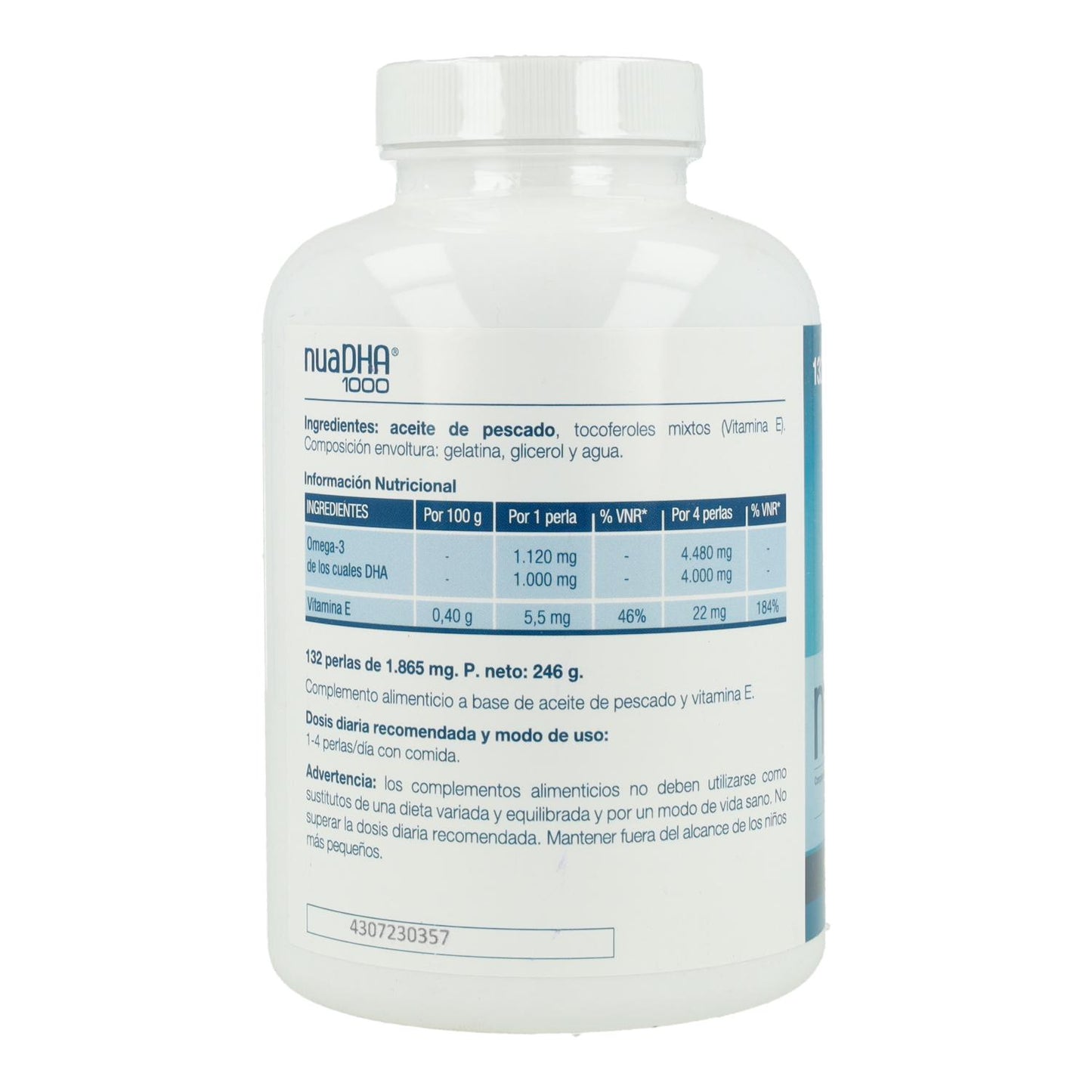 Pack 2x NuaDHA 1000 Nua Laboratories 132 pérolas