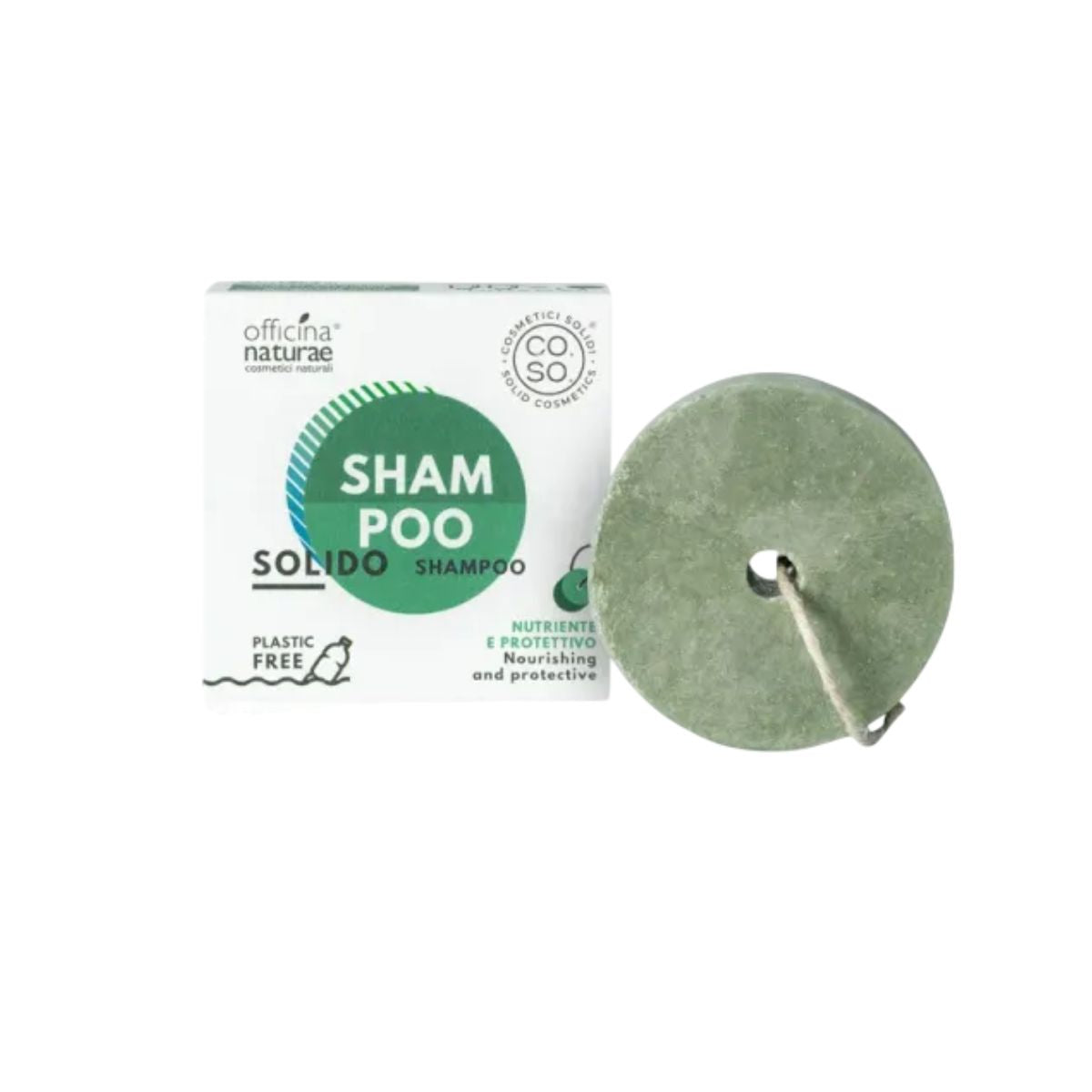 Champô Sólido Nutritivo e Protetor, Sem Resíduos, 64g, Ecológico Officina Naturae