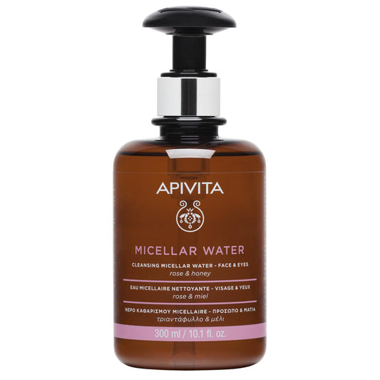Água Micelar Apivita Rosa e Mel 300 ml