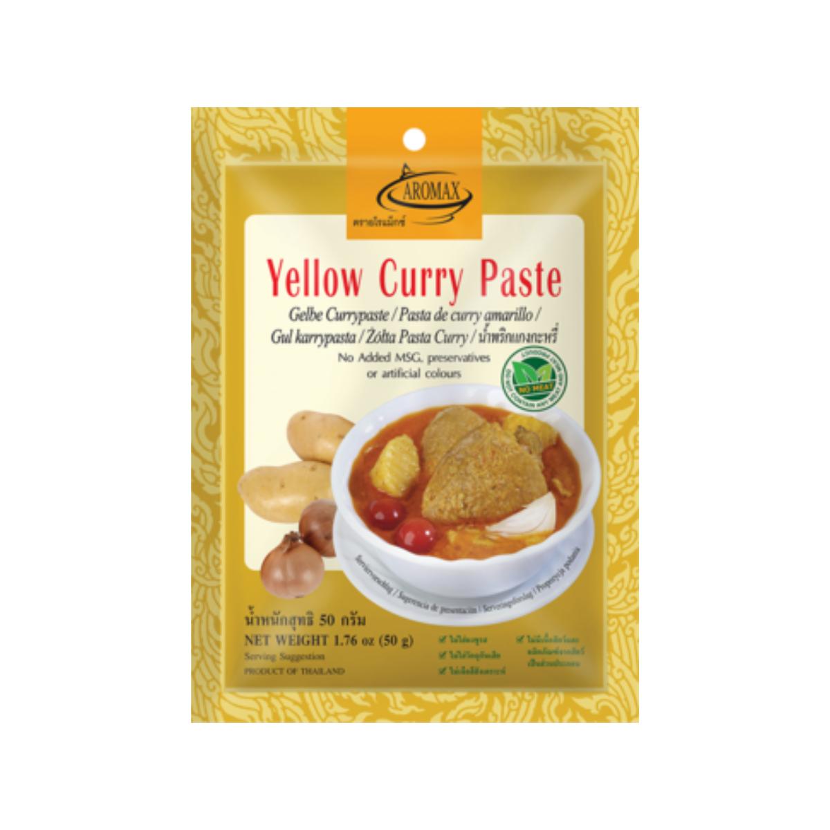 Pasta de Caril Amarelo Aromax 50 g