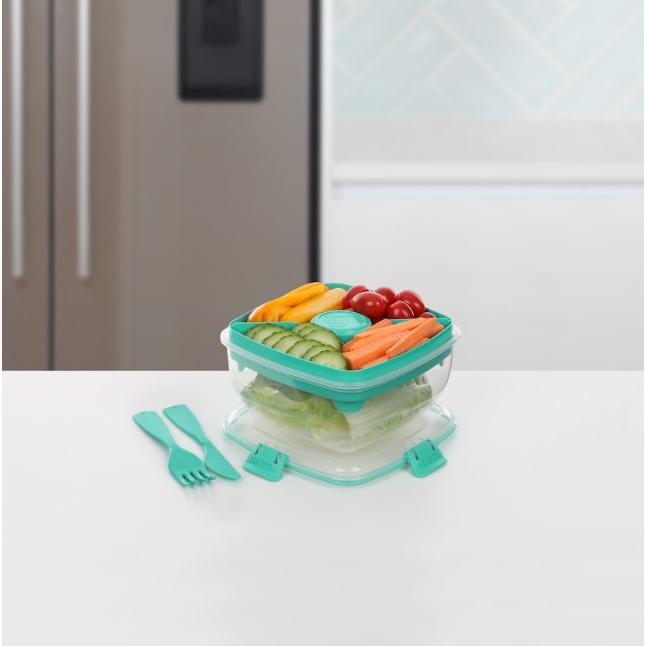 Recipiente hermético para salada Salad To Go System 1,1 l