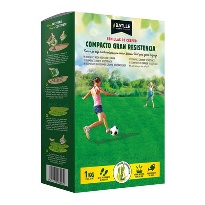 Sementes de relva compactas de alta resistência Batlle 1 kg